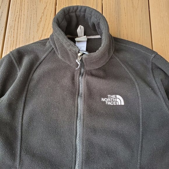 The North Face Black Fleece Jacket Zip Up Coat Outdoor Hike Mountain Cozy Warm S - Picture 11 of 11